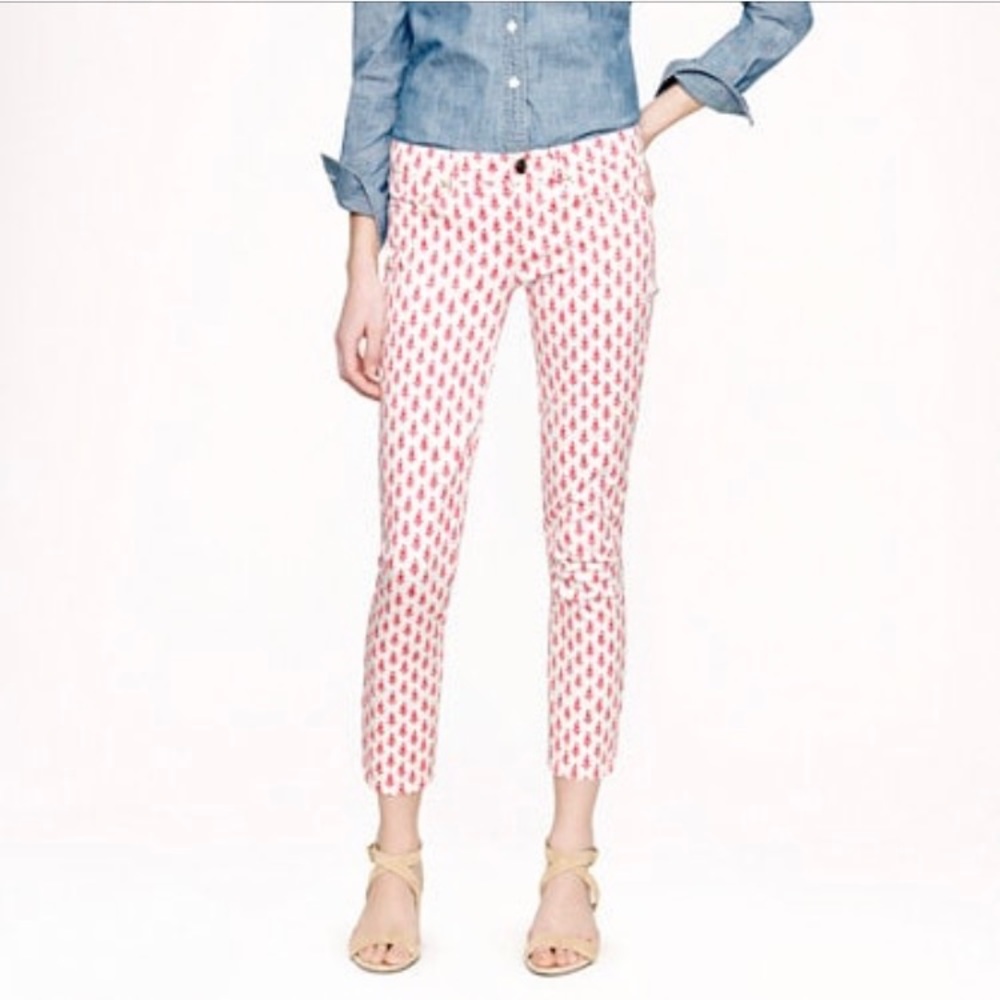 J Crew cropped matchstick jean